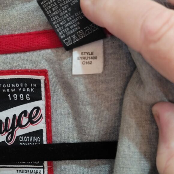 Enyce Heavyweight Track Full Zip Jacket Grey Lined Excellent Used Condition 3xl - Picture 7 of 16